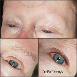 Hair Strokes Permanent Makeup Brows and Eyeliner