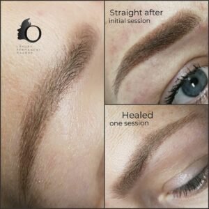 Healed Semi Permanent Makeup Eyebrows
