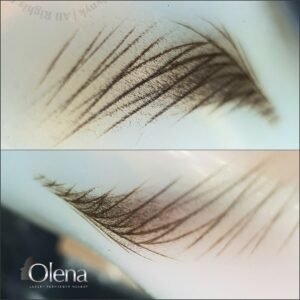 Powder Hair Strokes Latex Practice