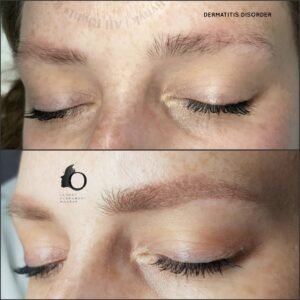 Powder Semi Permanent Makeup Brows healed